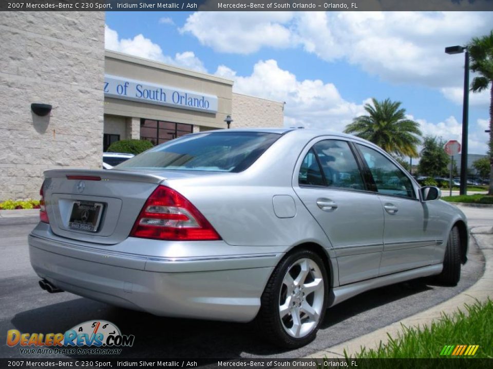 2007 Mercedes-Benz C 230 Sport Iridium Silver Metallic / Ash Photo #6