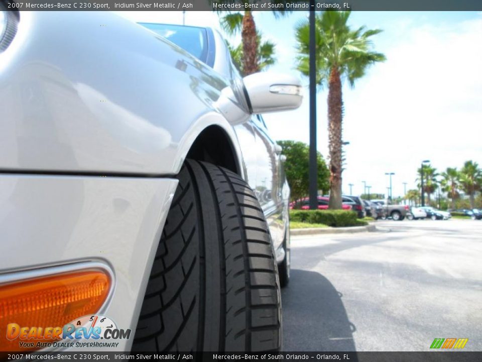 2007 Mercedes-Benz C 230 Sport Iridium Silver Metallic / Ash Photo #11