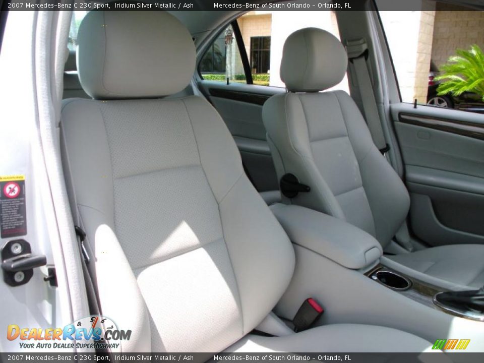 2007 Mercedes-Benz C 230 Sport Iridium Silver Metallic / Ash Photo #17