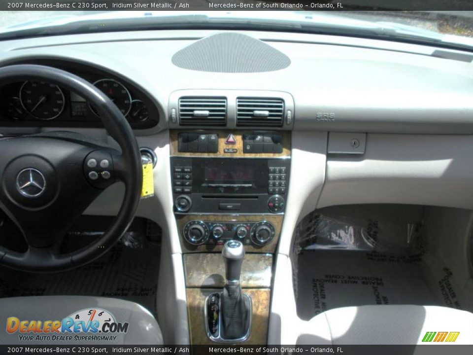 2007 Mercedes-Benz C 230 Sport Iridium Silver Metallic / Ash Photo #18