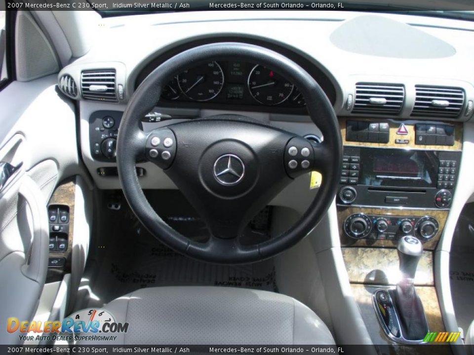 2007 Mercedes-Benz C 230 Sport Iridium Silver Metallic / Ash Photo #19