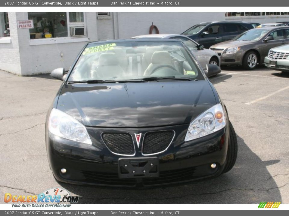 2007 Pontiac G6 GT Convertible Black / Light Taupe Photo #2