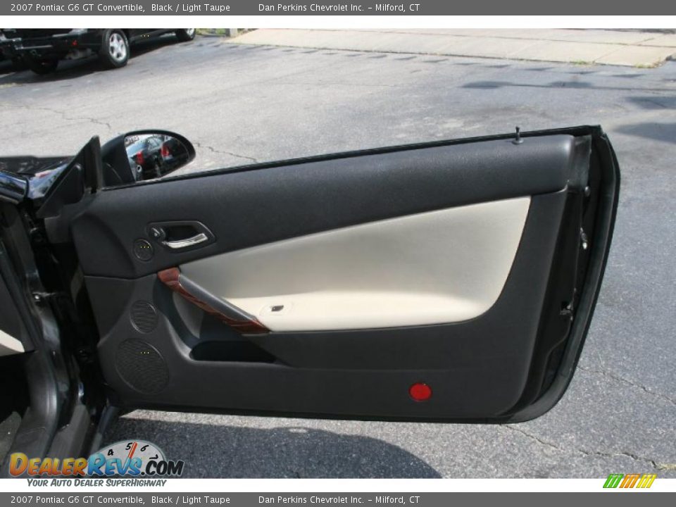2007 Pontiac G6 GT Convertible Black / Light Taupe Photo #15