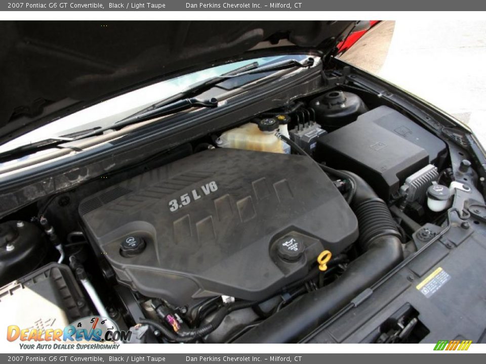 2007 Pontiac G6 GT Convertible Black / Light Taupe Photo #24