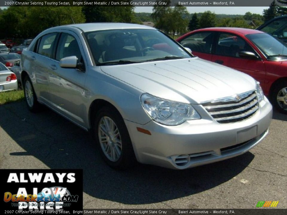 2007 Chrysler Sebring Touring Sedan Bright Silver Metallic / Dark Slate Gray/Light Slate Gray Photo #1