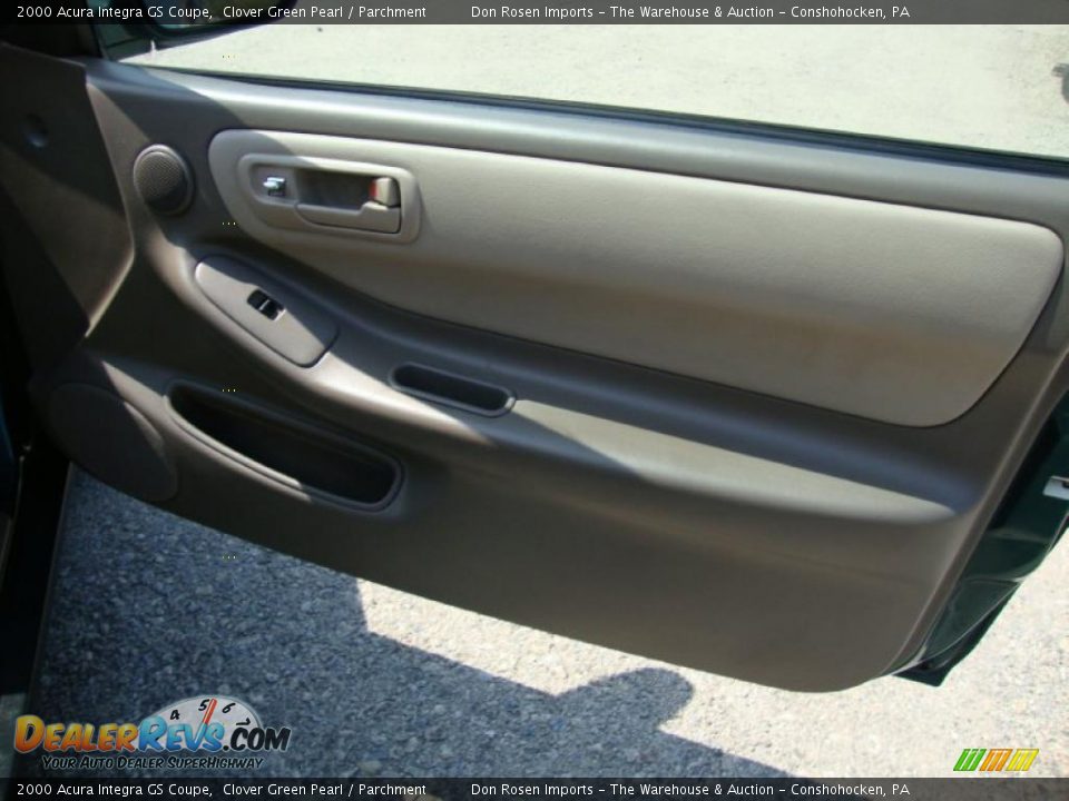 2000 Acura Integra GS Coupe Clover Green Pearl / Parchment Photo #22