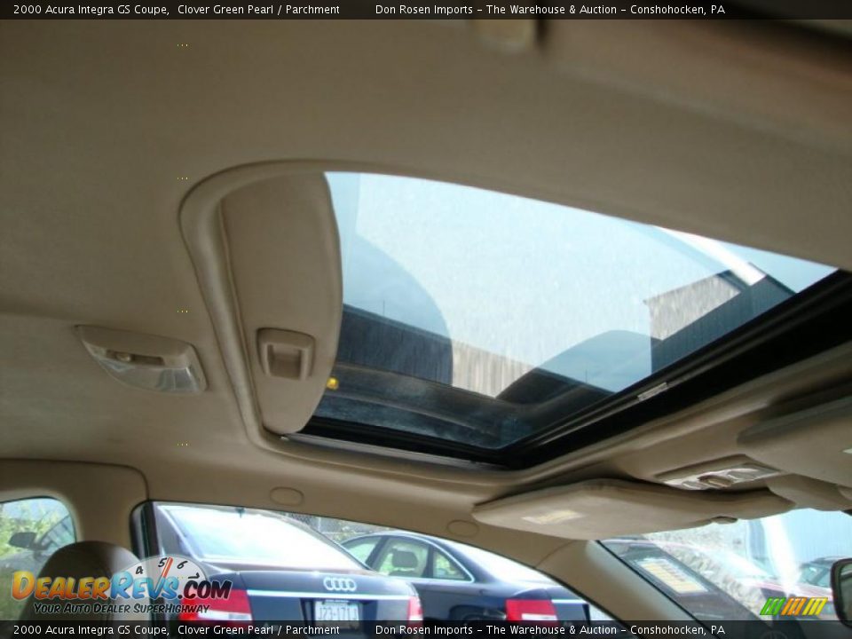 2000 Acura Integra GS Coupe Clover Green Pearl / Parchment Photo #23