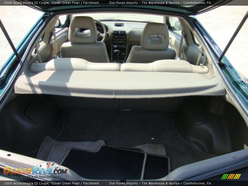2000 Acura Integra GS Coupe Clover Green Pearl / Parchment Photo #24