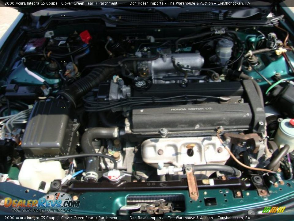 2000 Acura Integra GS Coupe Clover Green Pearl / Parchment Photo #27