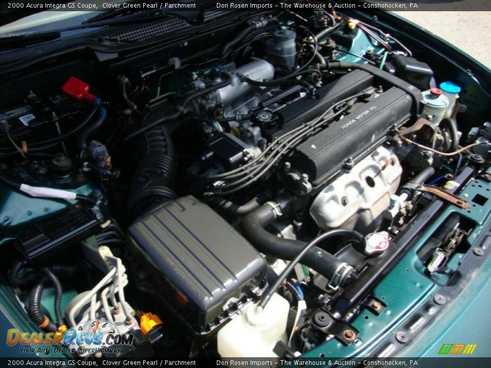 2000 Acura Integra GS Coupe Clover Green Pearl / Parchment Photo #29