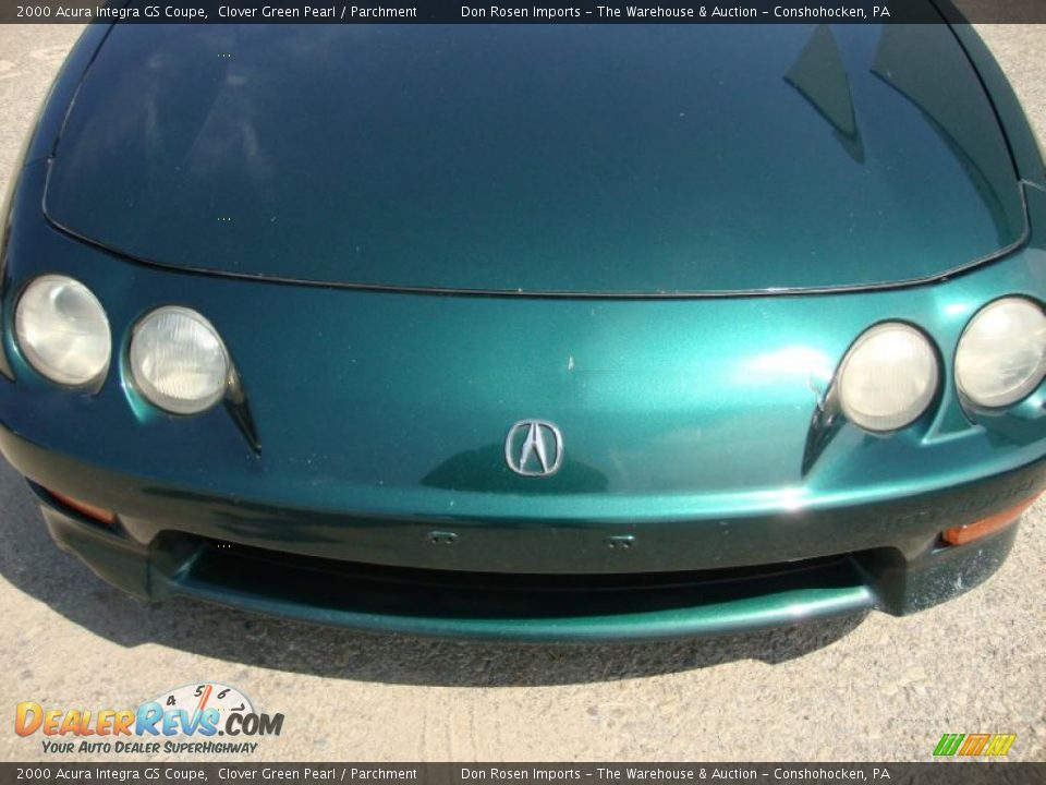 2000 Acura Integra GS Coupe Clover Green Pearl / Parchment Photo #30