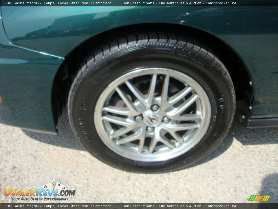 2000 Acura Integra GS Coupe Clover Green Pearl / Parchment Photo #33