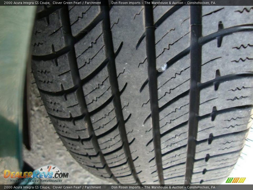 2000 Acura Integra GS Coupe Clover Green Pearl / Parchment Photo #35