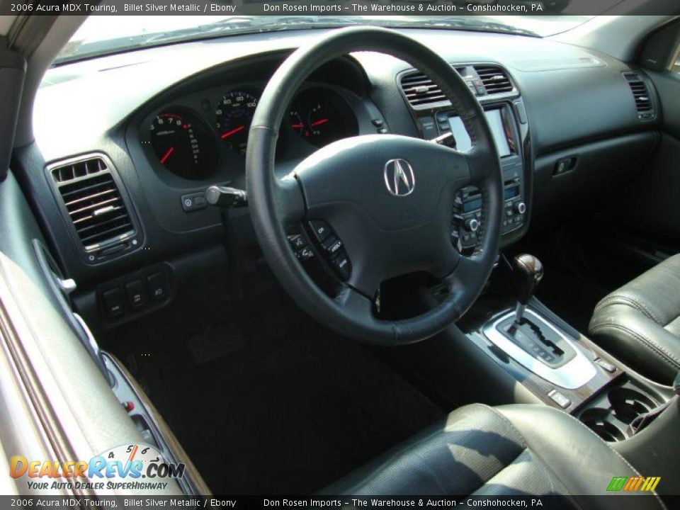 2006 Acura MDX Touring Billet Silver Metallic / Ebony Photo #12