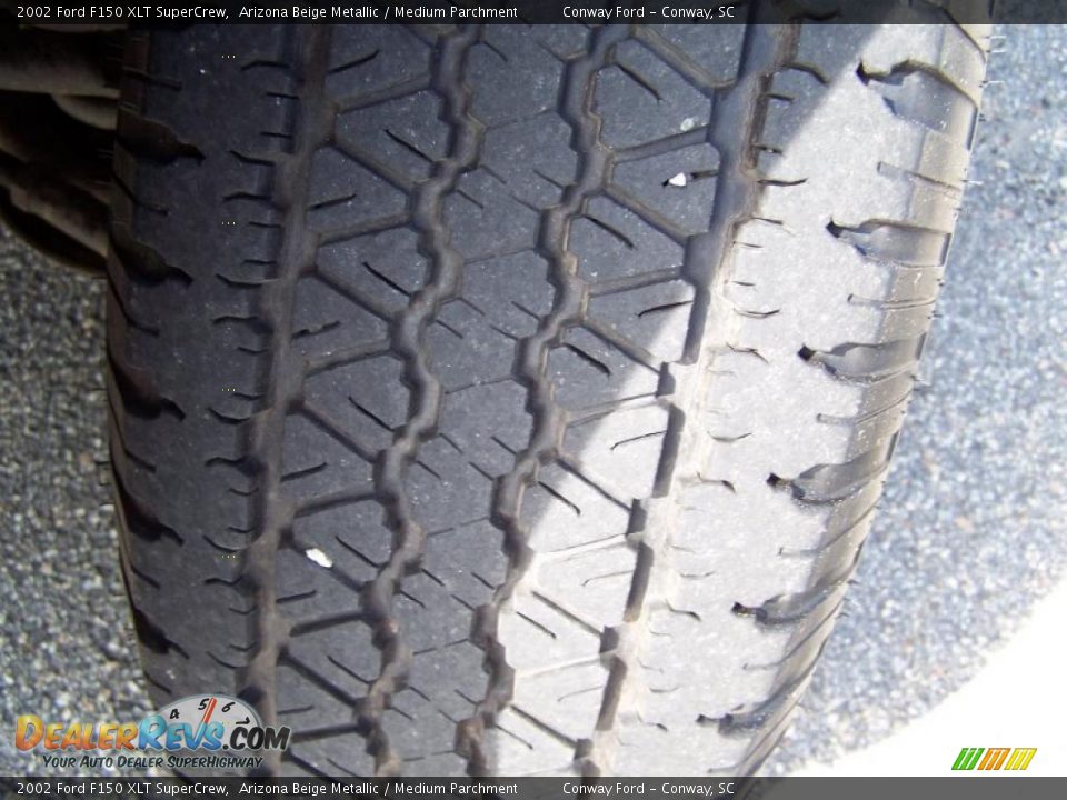 2002 Ford F150 XLT SuperCrew Arizona Beige Metallic / Medium Parchment Photo #10