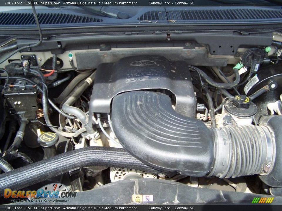 2002 Ford F150 XLT SuperCrew Arizona Beige Metallic / Medium Parchment Photo #11