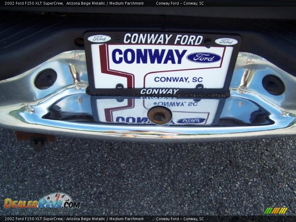 2002 Ford F150 XLT SuperCrew Arizona Beige Metallic / Medium Parchment Photo #12