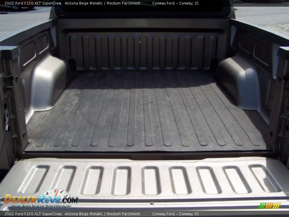 2002 Ford F150 XLT SuperCrew Arizona Beige Metallic / Medium Parchment Photo #14