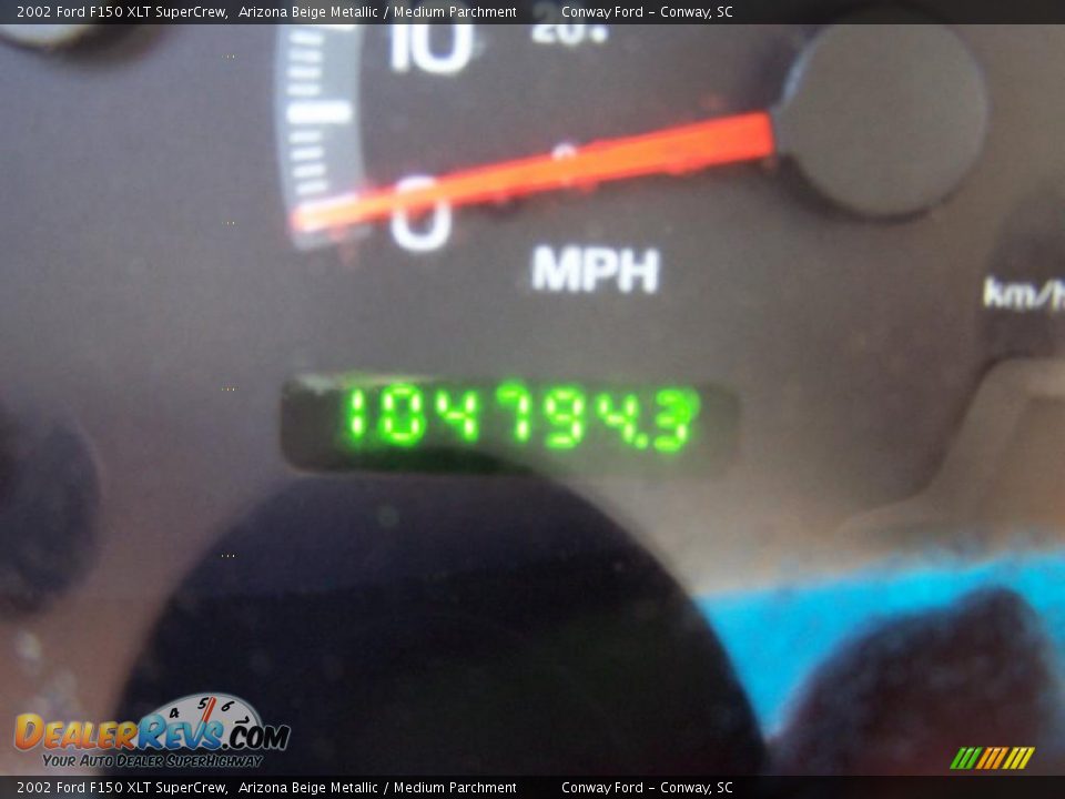 2002 Ford F150 XLT SuperCrew Arizona Beige Metallic / Medium Parchment Photo #25