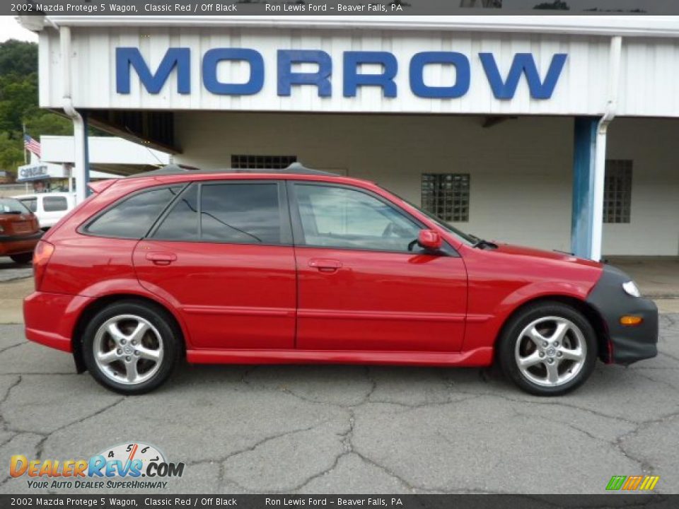 2002 Mazda Protege 5 Wagon Classic Red / Off Black Photo #1