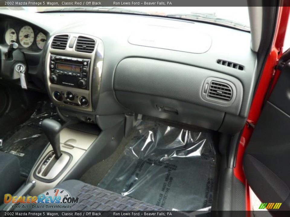 2002 Mazda Protege 5 Wagon Classic Red / Off Black Photo #21