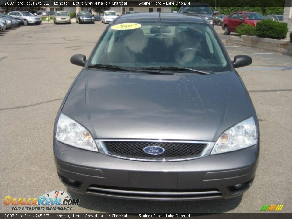 2007 Ford Focus ZX5 SES Hatchback Liquid Grey Metallic / Charcoal Photo #10