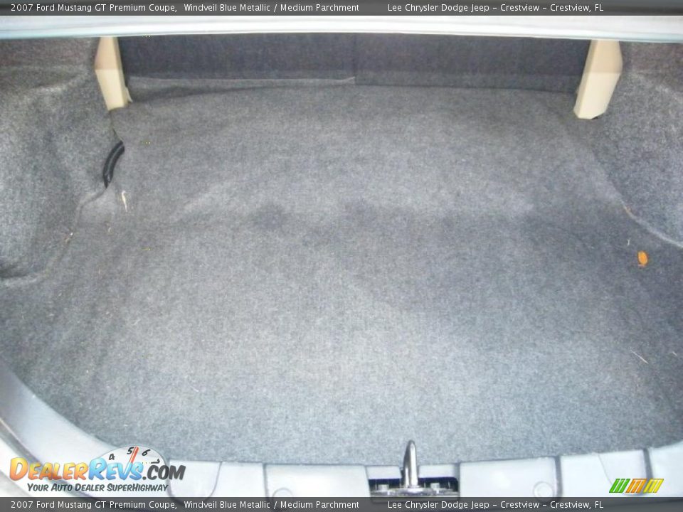 2007 Ford Mustang GT Premium Coupe Windveil Blue Metallic / Medium Parchment Photo #23