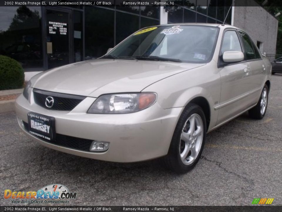 2002 Mazda Protege ES Light Sandalwood Metallic / Off Black Photo #1
