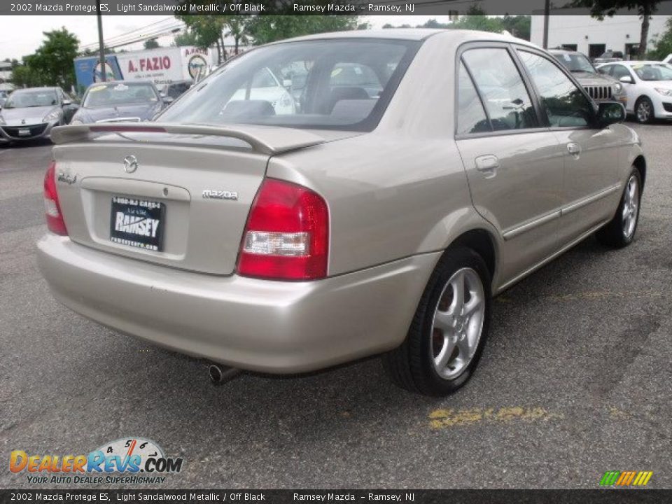 2002 Mazda Protege ES Light Sandalwood Metallic / Off Black Photo #3