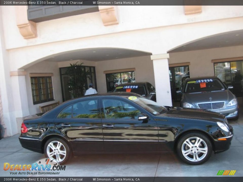 2006 Mercedes-Benz E 350 Sedan Black / Charcoal Photo #2