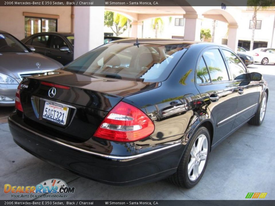 2006 Mercedes-Benz E 350 Sedan Black / Charcoal Photo #3