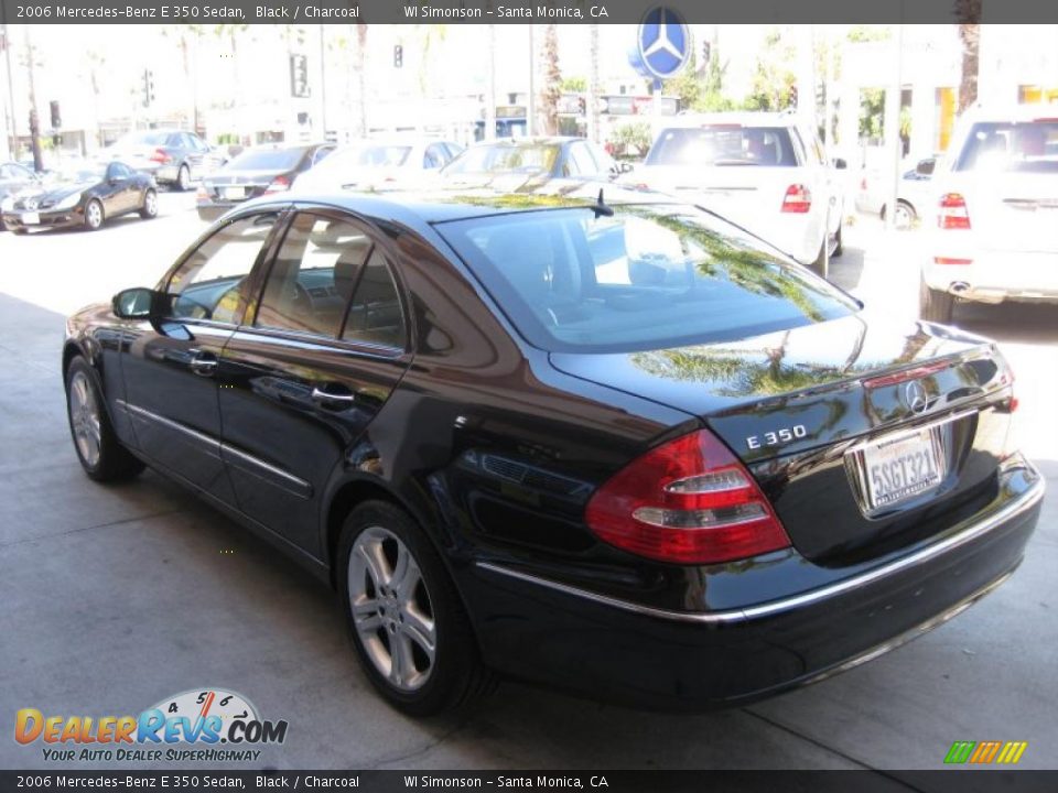 2006 Mercedes-Benz E 350 Sedan Black / Charcoal Photo #5