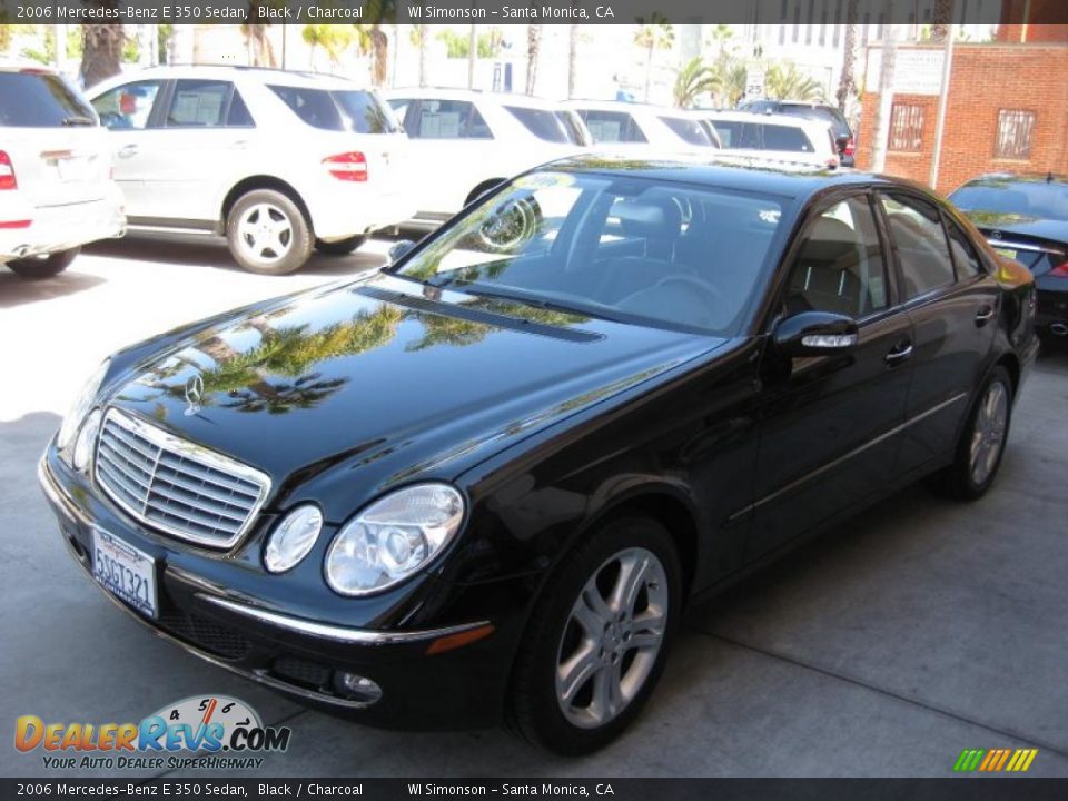 2006 Mercedes-Benz E 350 Sedan Black / Charcoal Photo #6