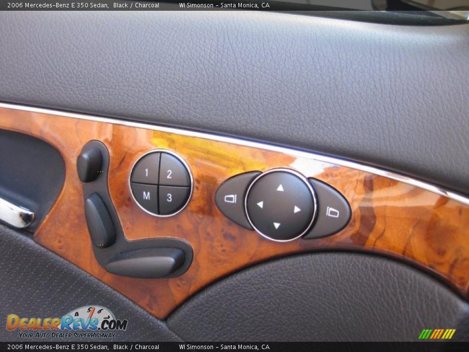 2006 Mercedes-Benz E 350 Sedan Black / Charcoal Photo #8