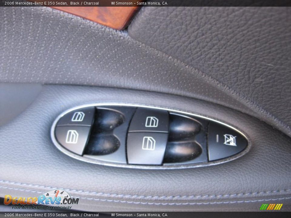 2006 Mercedes-Benz E 350 Sedan Black / Charcoal Photo #9