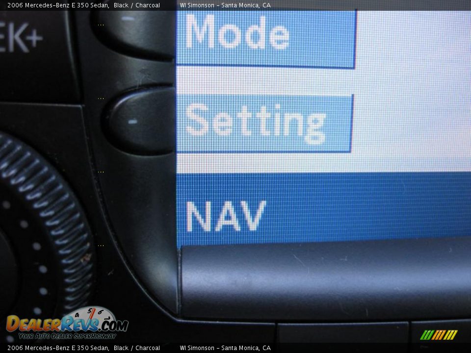 2006 Mercedes-Benz E 350 Sedan Black / Charcoal Photo #12