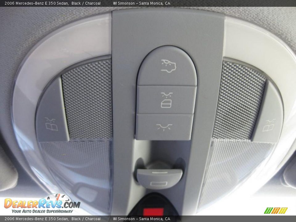 2006 Mercedes-Benz E 350 Sedan Black / Charcoal Photo #15