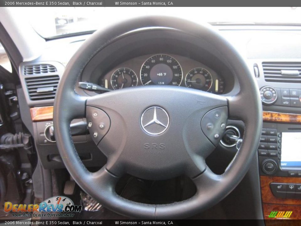 2006 Mercedes-Benz E 350 Sedan Black / Charcoal Photo #16