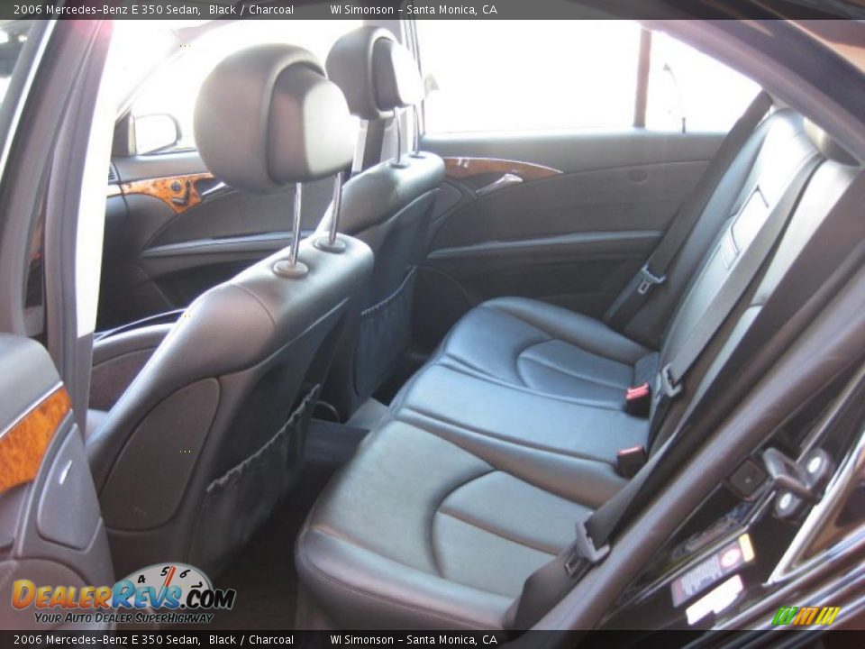 2006 Mercedes-Benz E 350 Sedan Black / Charcoal Photo #18