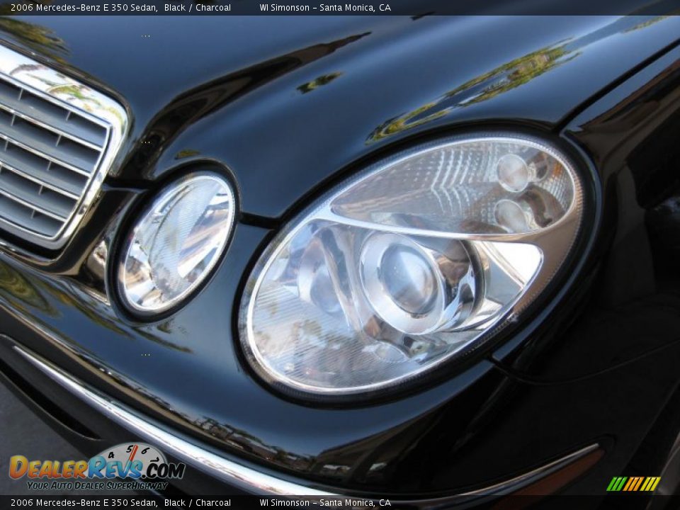 2006 Mercedes-Benz E 350 Sedan Black / Charcoal Photo #21