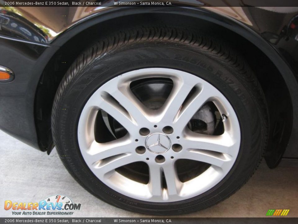 2006 Mercedes-Benz E 350 Sedan Black / Charcoal Photo #22