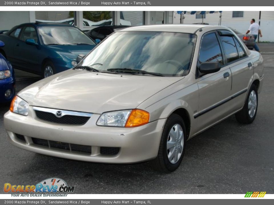 2000 Mazda Protege DX Sandalwood Mica / Beige Photo #1