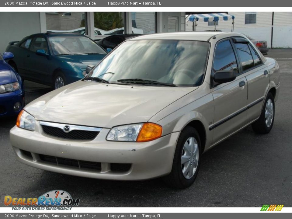 2000 Mazda Protege DX Sandalwood Mica / Beige Photo #2
