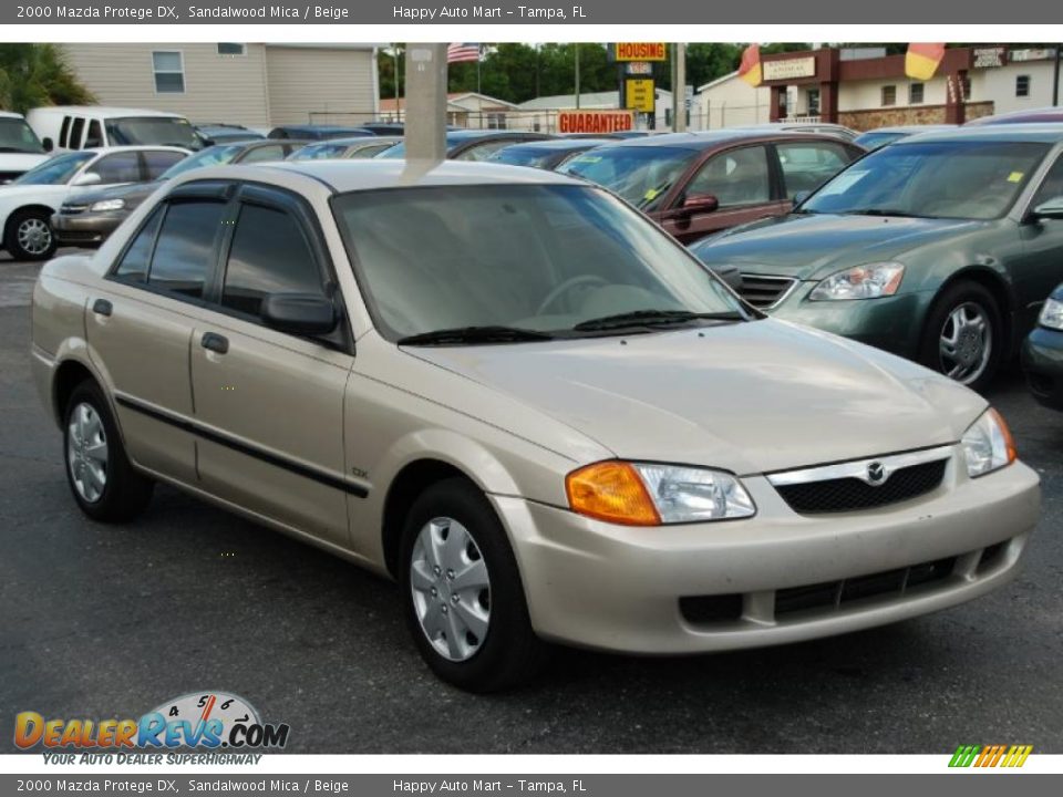 2000 Mazda Protege DX Sandalwood Mica / Beige Photo #3