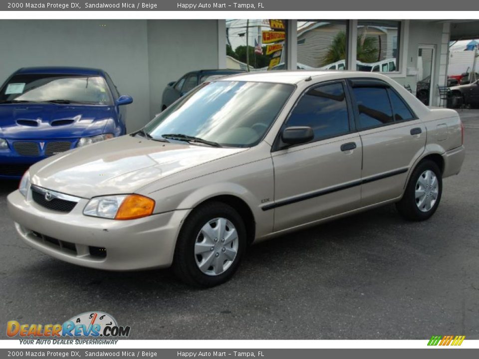 2000 Mazda Protege DX Sandalwood Mica / Beige Photo #4