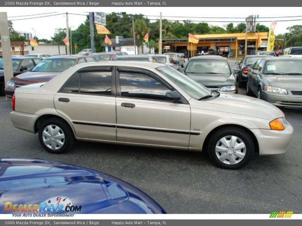 2000 Mazda Protege DX Sandalwood Mica / Beige Photo #6