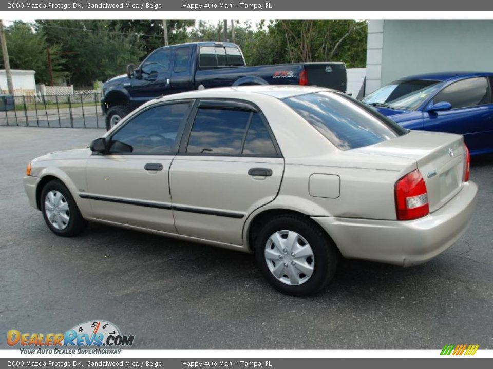 2000 Mazda Protege DX Sandalwood Mica / Beige Photo #7