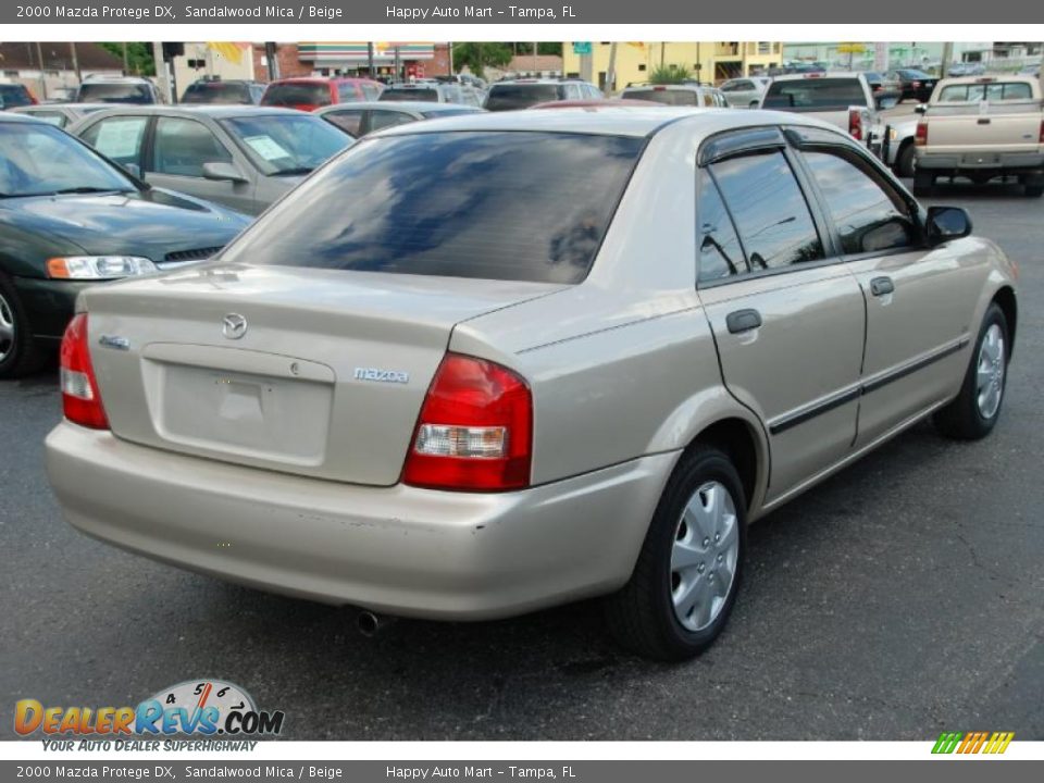 2000 Mazda Protege DX Sandalwood Mica / Beige Photo #8