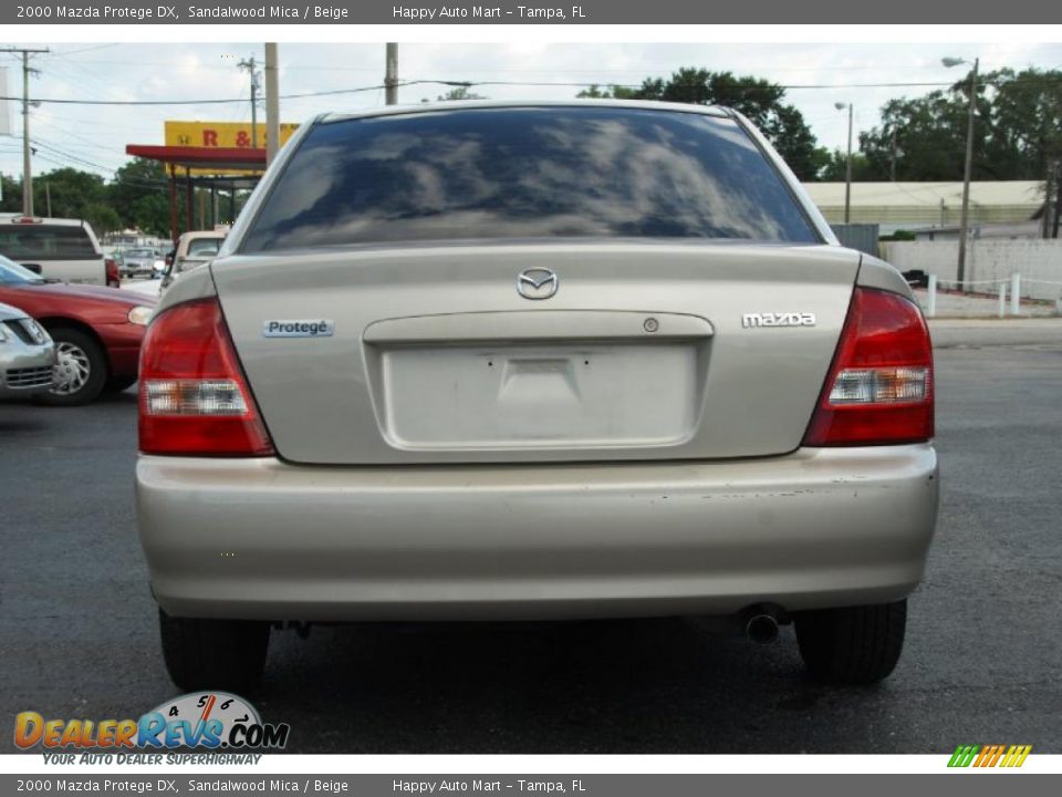 2000 Mazda Protege DX Sandalwood Mica / Beige Photo #9