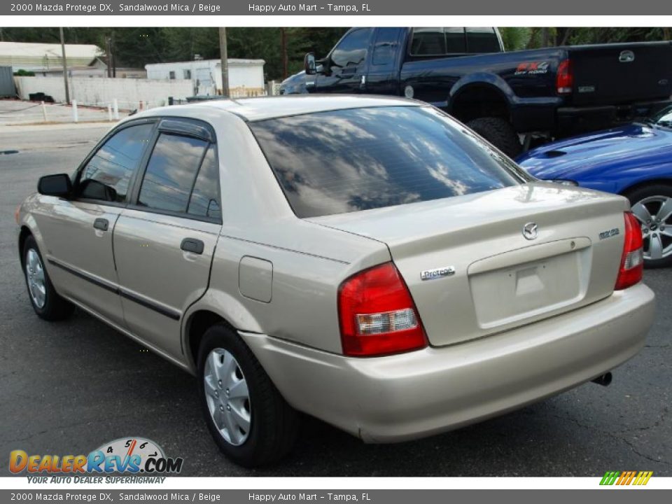 2000 Mazda Protege DX Sandalwood Mica / Beige Photo #10
